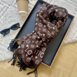 Autumn And Winter New Scarf Gift Style Double-sided Letter Cashmere All-match Warm Shawl