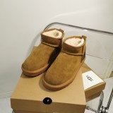 Winter new retro style thick soled fashion simple warm snow boots  kids women's shoes(no box)