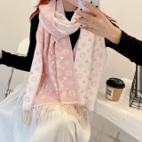 Autumn And Winter New Scarf Gift Style Double-sided Letter Cashmere All-match Warm Shawl