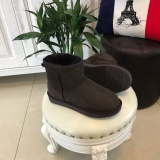 Winter new retro style thick soled fashion simple warm snow boots  kids women's shoes(no box)