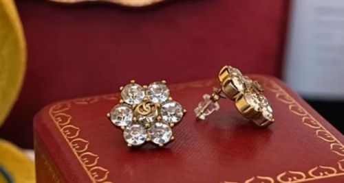 Fashionable earrings(with box)