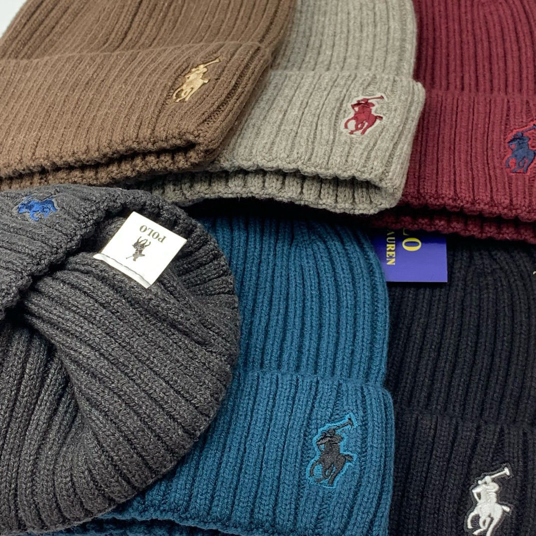 Street Fashion Labeling Letter Wool Hat Autumn And Winter Black Wild Knitted Cold Hat Men
