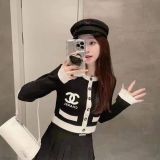 Winter college style slim   long sleeved knitted sweater