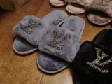 Fall/winter Letter Trend Fashion Wool Drag Casual Home Open Slippers