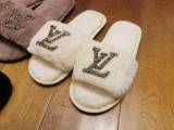 Fall/winter Letter Trend Fashion Wool Drag Casual Home Open Slippers