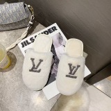 Fall/winter Letter Trend Fashion Wool Drag Casual Home Open Slippers