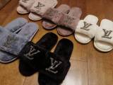 Fall/winter Letter Trend Fashion Wool Drag Casual Home Open Slippers
