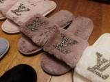Fall/winter Letter Trend Fashion Wool Drag Casual Home Open Slippers