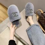 Fall/winter Letter Trend Fashion Wool Drag Casual Home Open Slippers