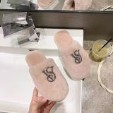 Fall/winter Letter Trend Fashion Wool Drag Casual Home Open Slippers