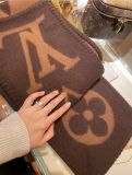 (gift with box)Autumn And Winter New Scarf Gift Style Double-sided Letter Cashmere All-match Warm Shawl