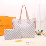 (Beige in)New Brand Shoulder Bags Handbags Women's Messenger Bag 2pcs/set