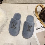 Fall/winter Letter Trend Fashion Wool Drag Casual Home Open Slippers