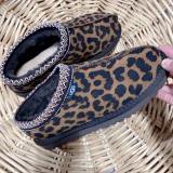 Winter new retro style thick soled fashion simple warm snow boots  kids women's shoes(no box)