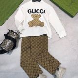 Children's autumn and winter velvet long sleeved suit