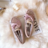 Winter new retro style fashionable simple warm snow boots women's shoes Le Fu shoes