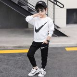 Children's autumn and winter velvet long sleeved suit