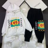 Children's autumn and winter velvet long sleeved suit