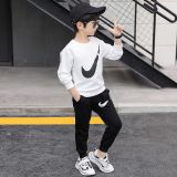 Children's autumn and winter velvet long sleeved suit