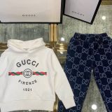 Children's autumn and winter velvet long sleeved suit