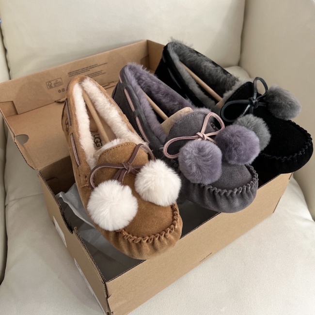 Winter new retro style fashionable simple warm snow boots women's shoes Le Fu shoes