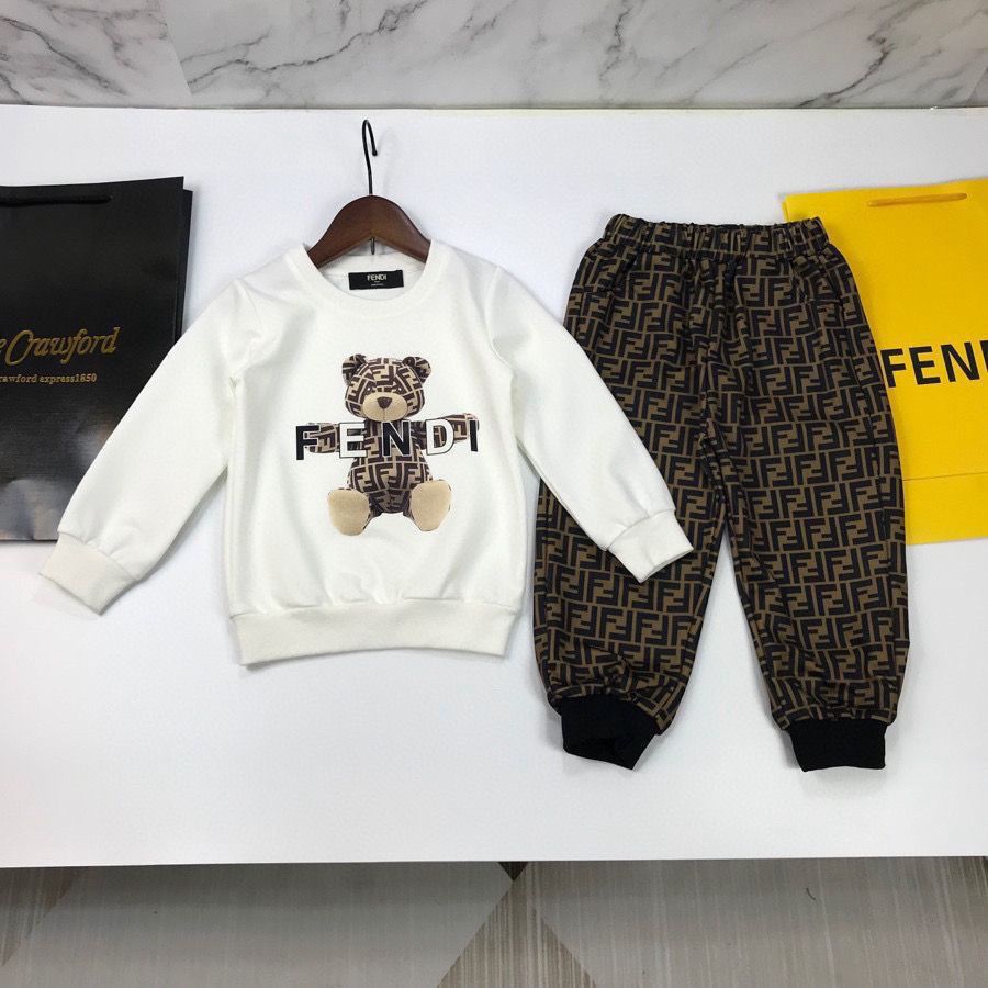 Children's autumn and winter velvet long sleeved suit