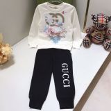 Children's autumn and winter velvet long sleeved suit