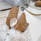 Winter new retro style thick soled fashion simple warm snow boots women's shoes