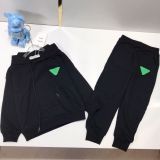 Children's autumn and winter velvet long sleeved suit