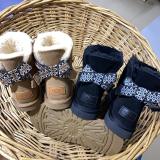 Winter new retro style thick soled fashion simple warm snow boots women's shoes(BLACK)