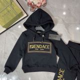 Children's autumn and winter velvet long sleeved suit