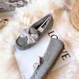 Winter new retro style fashionable simple warm snow boots women's shoes Le Fu shoes