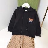 Children's autumn and winter velvet long sleeved suit