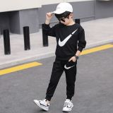 Children's autumn and winter velvet long sleeved suit