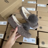 Winter new retro style fashionable simple warm snow boots women's shoes Le Fu shoes