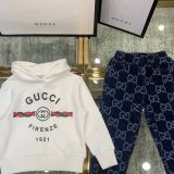 Children's autumn and winter velvet long sleeved suit