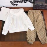 Children's autumn and winter velvet long sleeved suit