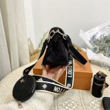 Latest gift box set, fashionable shoulder bag card bag combination, full set of plastic packaging (with box)