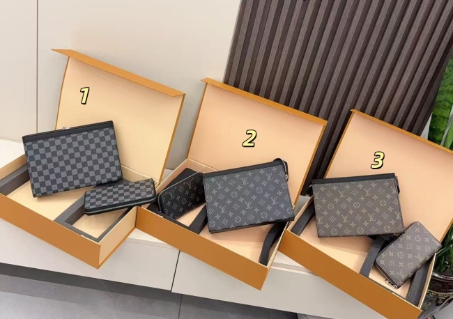 Latest gift box set, fashionable shoulder bag card bag combination, full set of plastic packaging (with box)