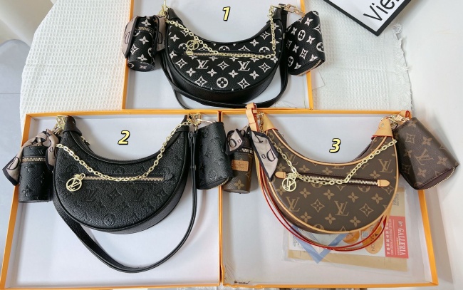 Latest gift box set, fashionable shoulder bag card bag combination, full set of plastic packaging (with box)