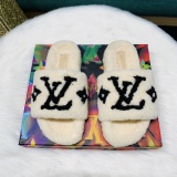Fall/winter Letter Trend Fashion Wool Drag Casual Home Open Slippers
