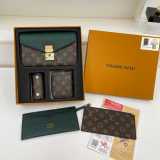 Latest gift box set, fashionable shoulder bag card bag combination, full set of plastic packaging (with box)