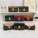 Latest gift box set, fashionable shoulder bag card bag combination, full set of plastic packaging (with box)