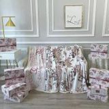 (130*200)Flannel Blanket Office Nap Air Conditioning Leisure Travel Blanket