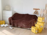 (130*200)Flannel Blanket Office Nap Air Conditioning Leisure Travel Blanket