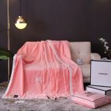 (130*200)Flannel Blanket Office Nap Air Conditioning Leisure Travel Blanket
