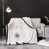 (130*200)Flannel Blanket Office Nap Air Conditioning Leisure Travel Blanket