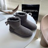 Winter new retro style thick soled fashion simple warm snow boots women's shoes