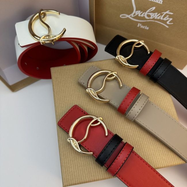 （3.8cm）men's Belt Button Belt Fashion Decoration