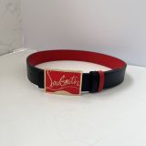 (3.8cm）men's Belt Button Belt Fashion Decoration